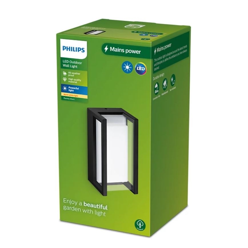 Philips - LED Zunanja stenska svetilka PYRONA LED/12W/230V IP44