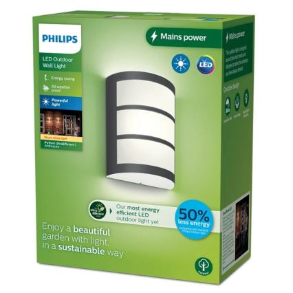 Philips - LED Zunanja stenska svetilka PYTHON LED/3,8W/230V IP44