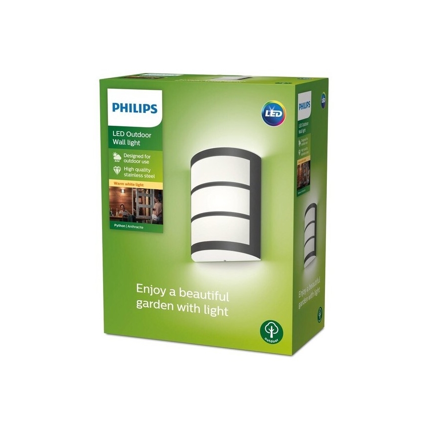 Philips - LED Zunanja stenska svetilka LED/6W/230V 2700K IP44