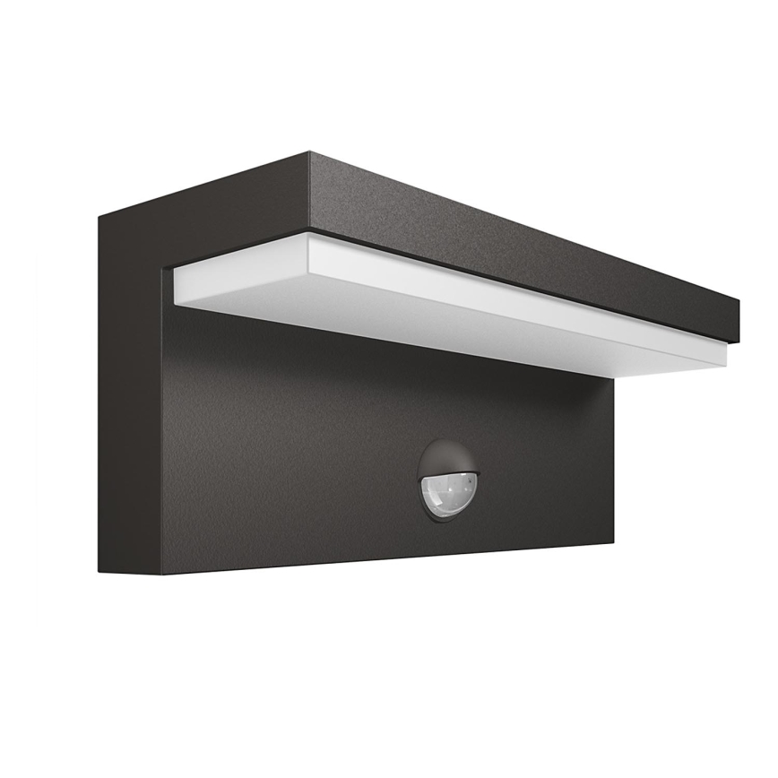 Philips - LED Zunanja stenska svetilka s senzorjem 2xLED/4,5W/230V 4000K IP44