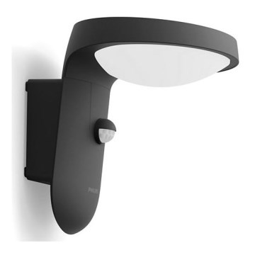 Philips - LED Zunanja stenska svetilka s senzorjem LED/9W/230V 2700K IP44