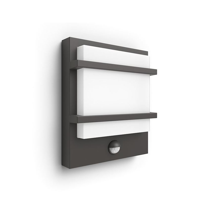 Philips - LED Zunanja stenska svetilka s senzorjem PETRONIA LED/3,8W/230V IP44