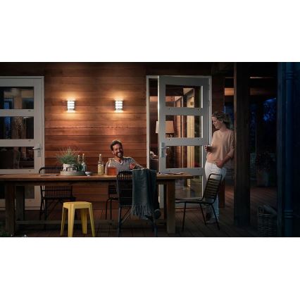 Philips - LED Zunanja stenska svetilka s senzorjem PYTHON LED/3,8W/230V IP44