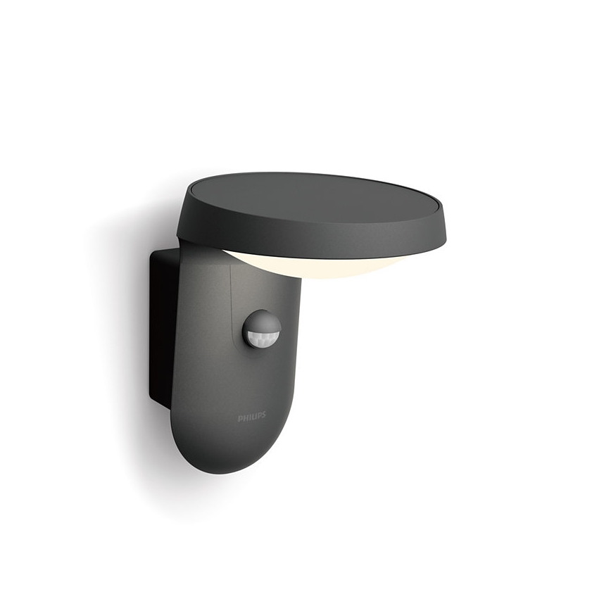 Philips - LED Zunanja stenska svetilka s senzorjem LED/9W/230V 4000K IP44
