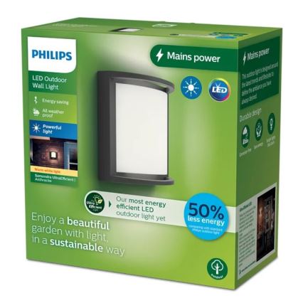 Philips - LED Zunanja stenska svetilka SAMONDRA LED/3,8W/230V IP44