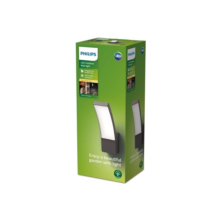 Philips - LED Zunanja stenska svetilka LED/12W/230V 2700K IP44