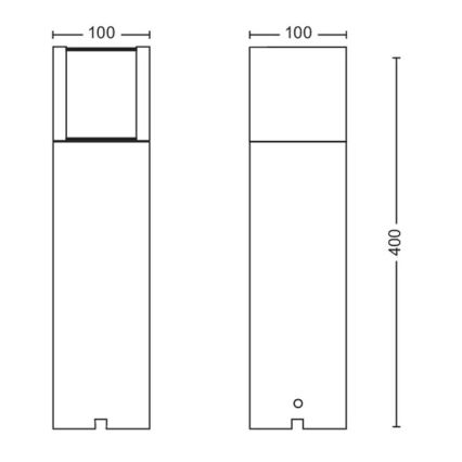 Philips - LED Zunanja svetilka LED/6W/12V 4000K IP44