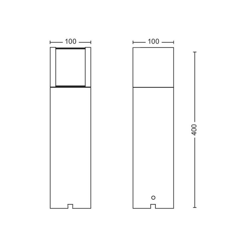 Philips - LED Zunanja svetilka LED/6W/12V 4000K 2700K IP44
