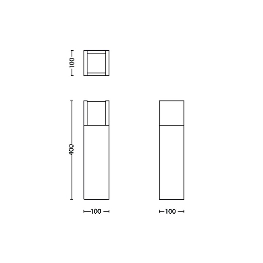 Philips - LED Zunanja svetilka ARBOUR LED/3,8W/230V 40 cm 2700K IP44