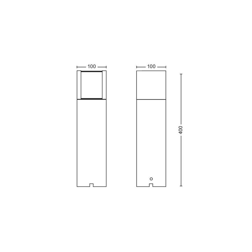 Philips - LED Zunanja svetilka LED/6W/12V 2700K IP44
