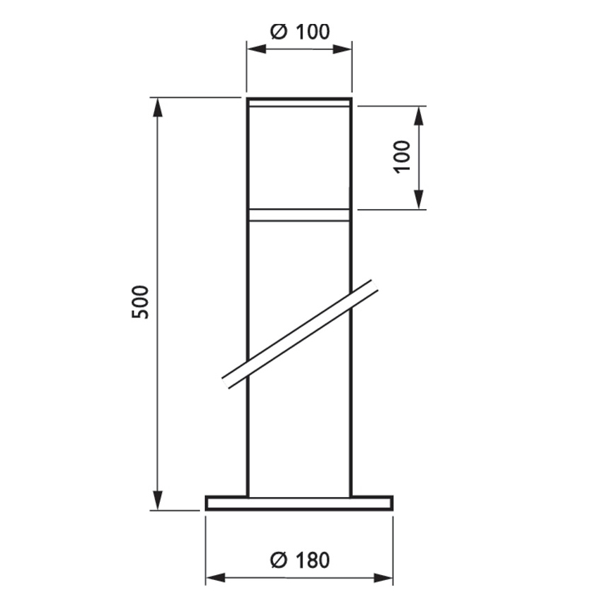 Philips - Zunanja svetilka BOLLARD LED/8W/230V IP65