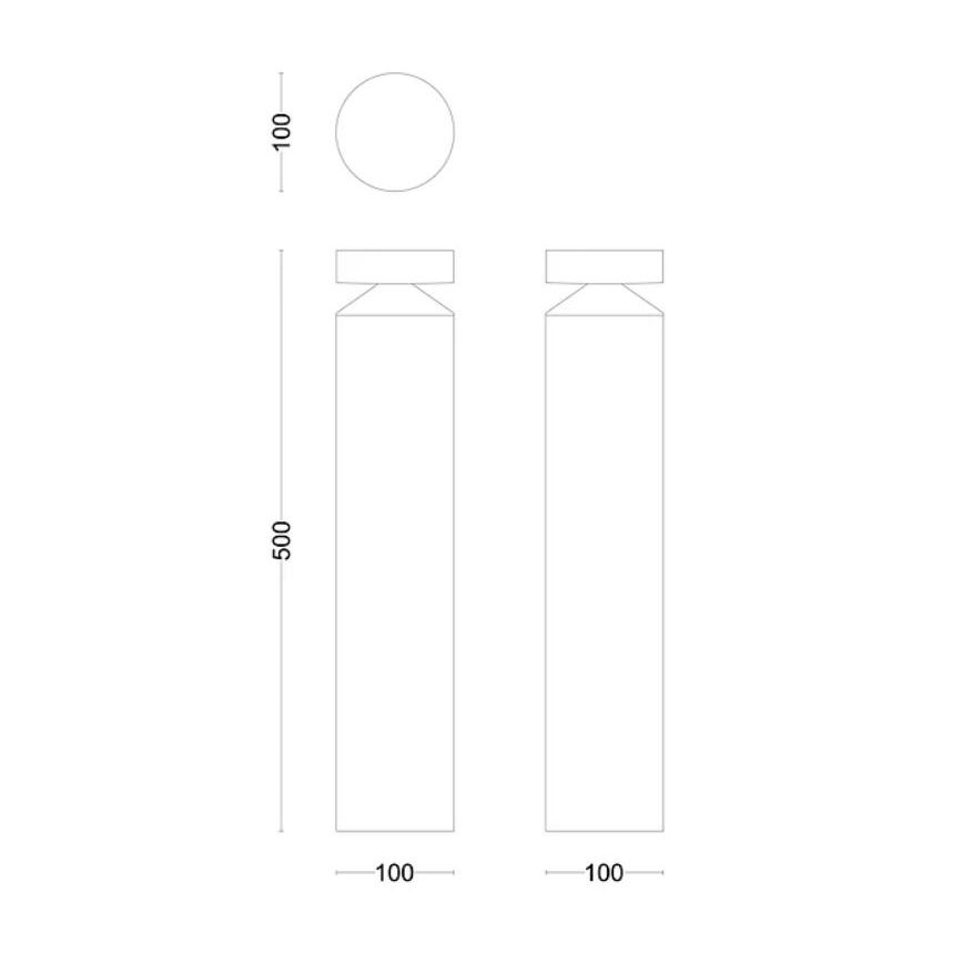 Philips - LED Zunanja svetilka LAVEN LED/6W/230V 2700K IP44