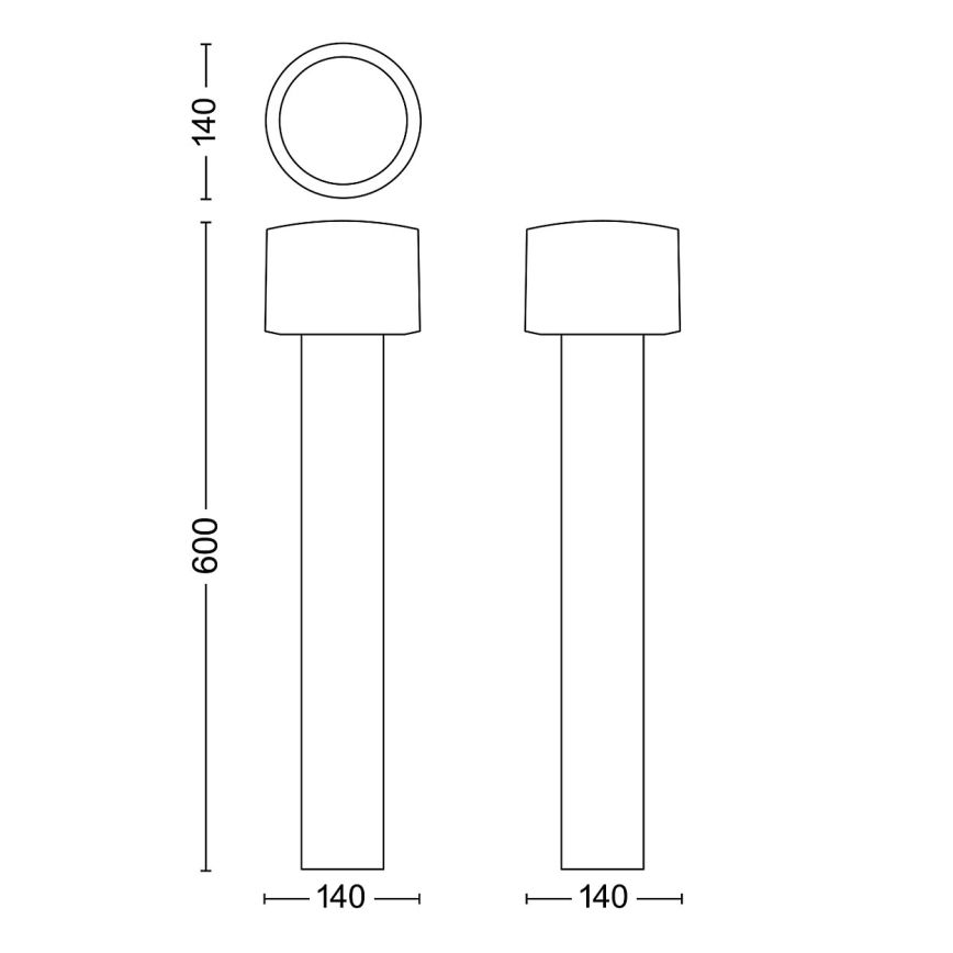 Philips - LED Zunanja svetilka OTIS LED/4,3W/230V 2700K IP44