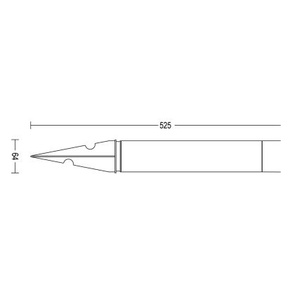 Philips - LED Zunanja svetilka PUREX LED/1,5W/24V IP44