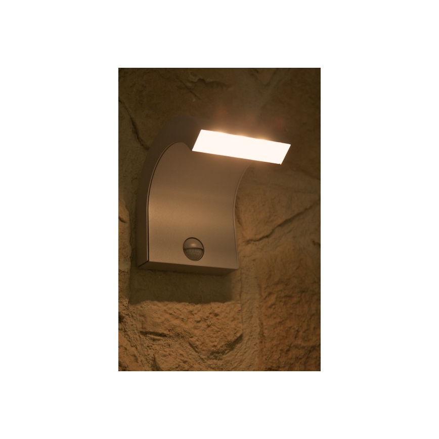 Philips 16356/87/16 - LED zunanja svetilka s senzorjem MYGARDEN RIVERBANK 3xLED/1W/230V IP44