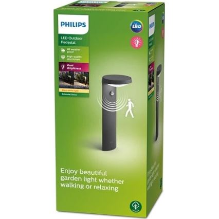 Philips - LED Zunanja svetilka s senzorjem LED/9W/230V 2700K IP44