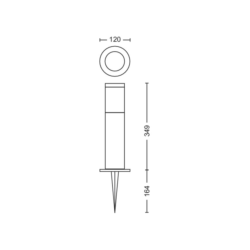 Philips - LED Zunanja svetilka GARDENLINK LED/6W/12V 4000K IP44