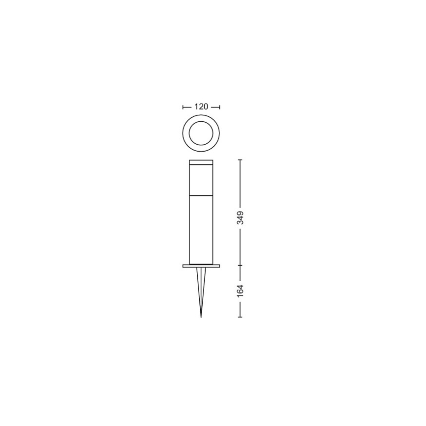 Philips - LED Zunanja svetilka GARDENLINK LED/24W/230V 2700K IP44