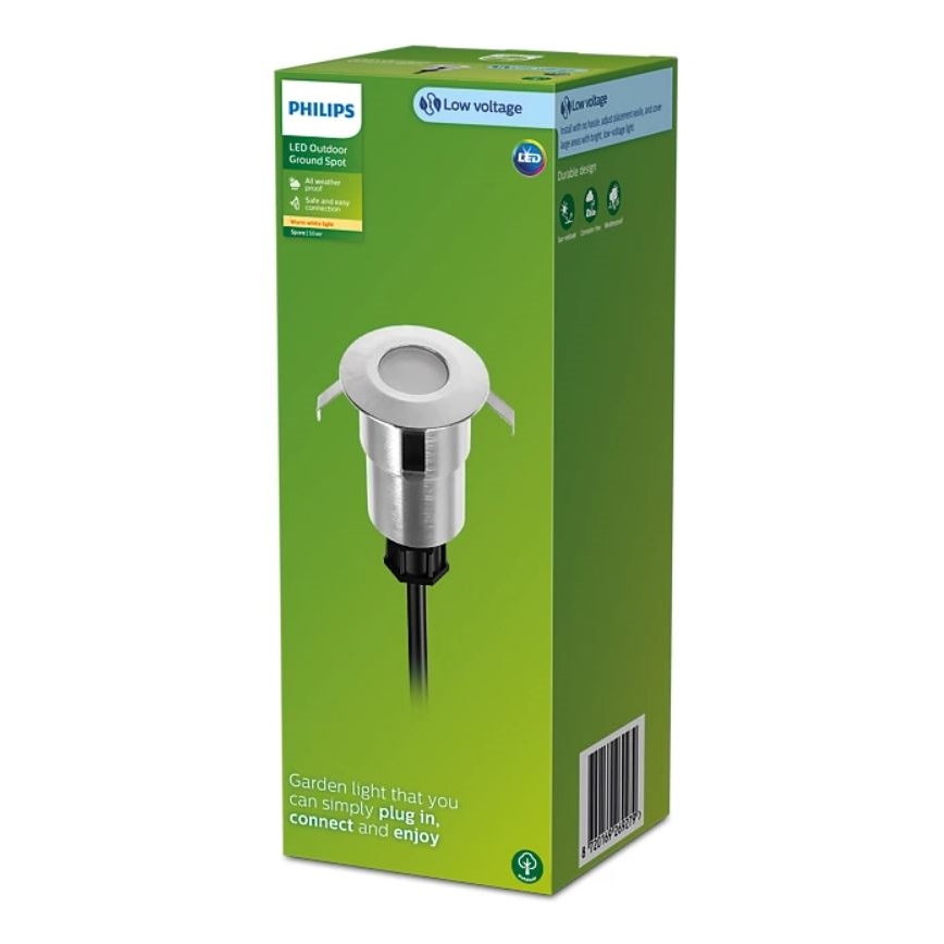 Philips - LED Zunanja vgradna svetilka SPORE LED/1W/24V IP67