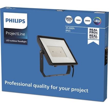 Philips - LED Zunanji reflektor PROJECTLINE LED/100W/230V IP65 3000K