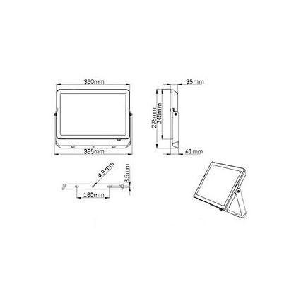 Philips - LED Zunanji reflektor PROJECTLINE LED/150W/230V IP65 4000K