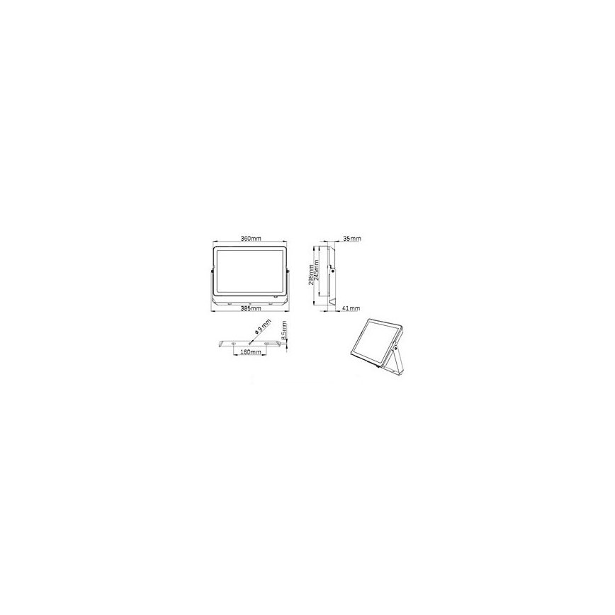 Philips - LED Zunanji reflektor PROJECTLINE LED/150W/230V IP65 4000K