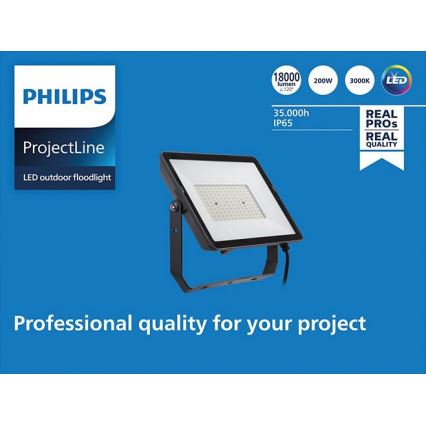 Philips - LED Zunanji reflektor PROJECTLINE LED/200W/230V IP65 3000K