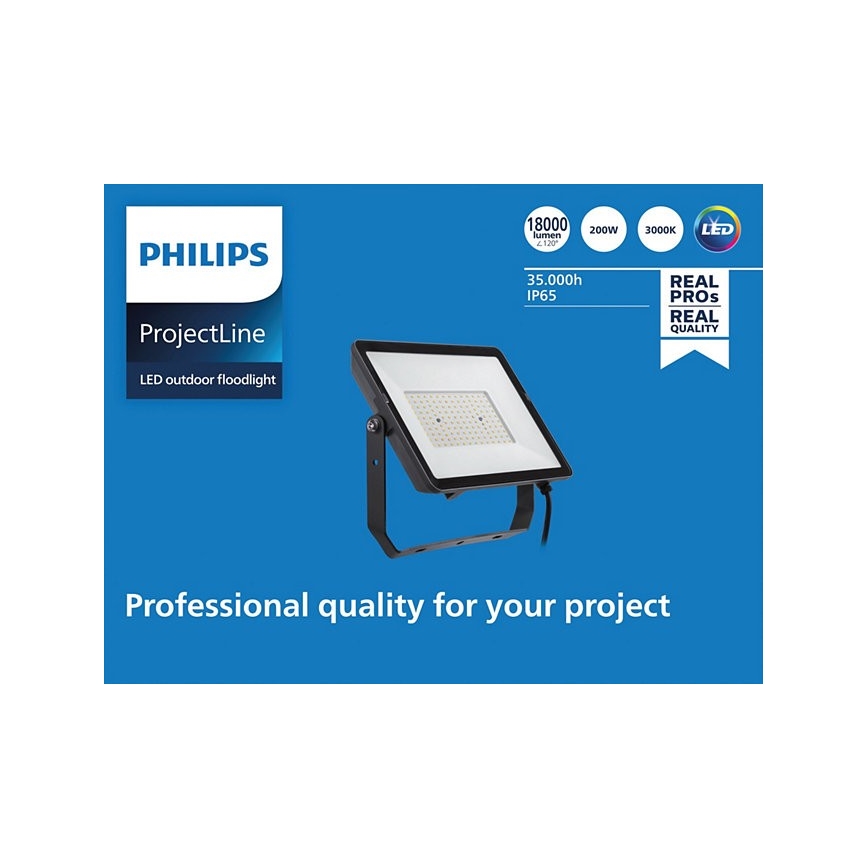 Philips - LED Zunanji reflektor PROJECTLINE LED/200W/230V IP65 3000K
