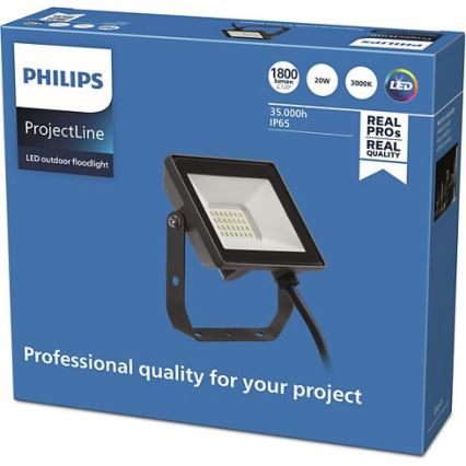 Philips - LED Zunanji reflektor PROJECTLINE LED/20W/230V IP65 3000K