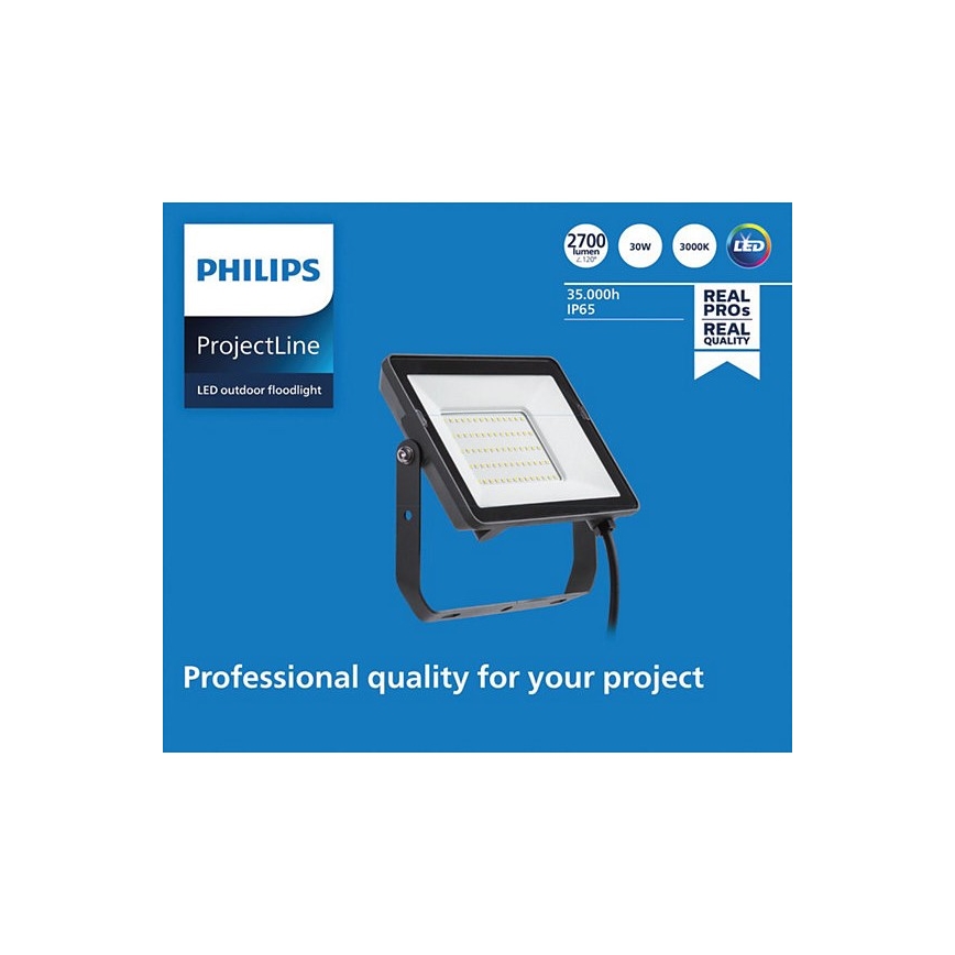 Philips - LED Zunanji reflektor PROJECTLINE LED/30W/230V IP65 3000K