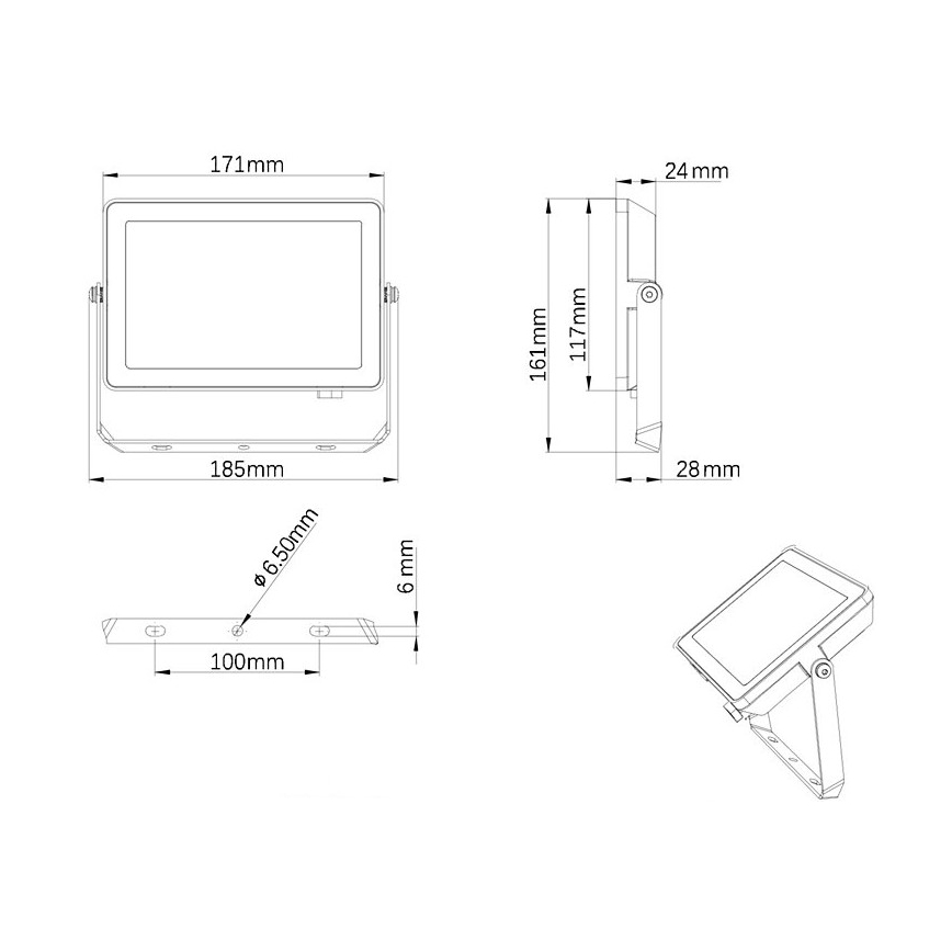 Philips - LED Zunanji reflektor PROJECTLINE LED/30W/230V IP65 3000K