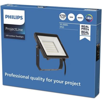 Philips - LED Zunanji reflektor PROJECTLINE LED/50W/230V IP65 4000K