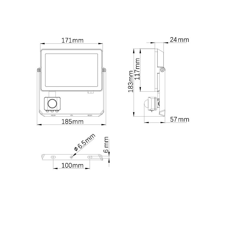 Philips - LED Zunanji reflektor s senzorjem PROJECTLINE LED/30W/230V IP65 3000K