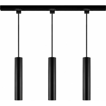 Philips - Lestenec na kablu za tirni sistem EASYLINK 3xGU10/7W/230V 157 cm črna