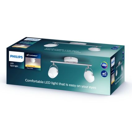 Philips Lirio 57032/31/P0 - LED Reflektor PLANET 2xLED/4,2W/230V