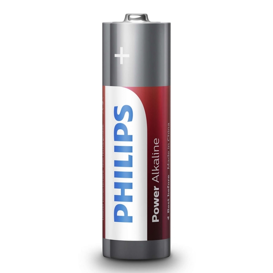 Philips LR6P4B/10 - 4 kom Alkalna baterija AA POWER ALKALINE 1,5V