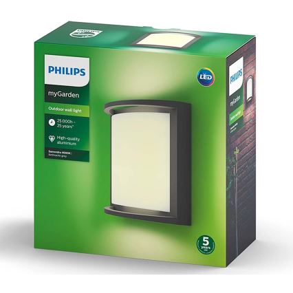 Philips Massive - LED Zunanja stenska svetilka LED/12W/230V IP44