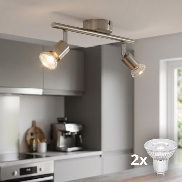 Philips Massive - LED točkovna svetilka 2xGU10/50W/230V