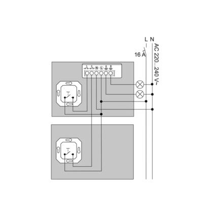Philips - Modul za stensko stikalo z dvema gumboma Hue