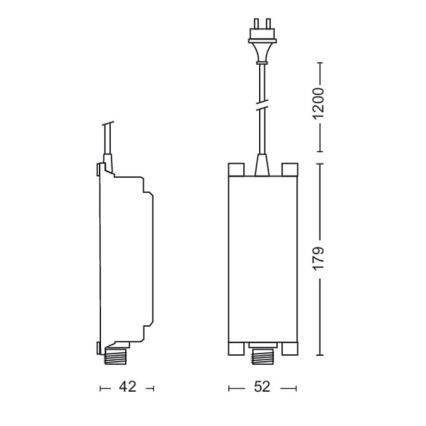 Philips - Napajalnik 48W/12/230V IP67