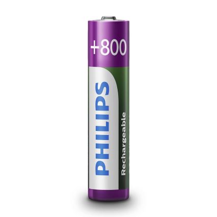 Philips R03B2A80/10 - 2 kom Polnilna baterija AAA MULTILIFE NiMH/1,2V/800 mAh