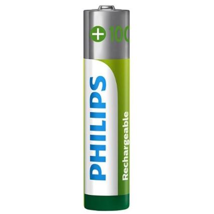 Philips R03B4RTU10/10 - 4 kom Polnilna baterija AAA MULTILIFE NiMH/1,2V/1000 mAh