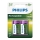 Philips R14B2A300/10 - 2 kom Polnilna baterija C MULTILIFE NiMH/1,2V/3000 mAh