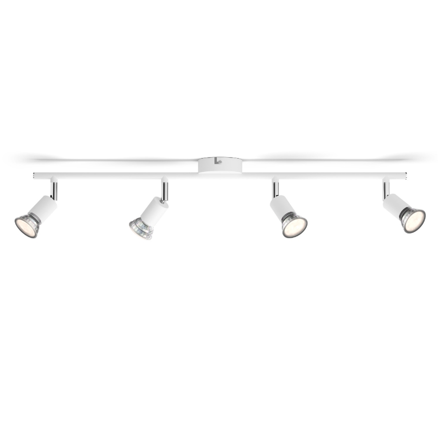 Philips - Reflektor 4xGU10/50W/230V bela