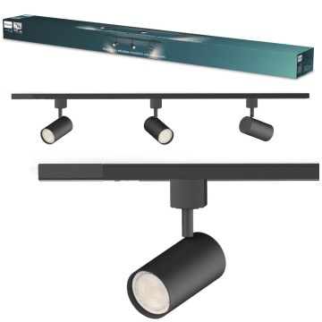 Philips - Reflektor za tirni sistem EASYLINK 3xGU10/7W/230V 1m črna