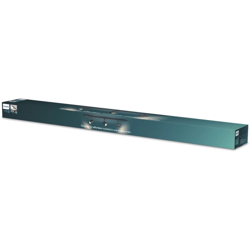 Philips - Reflektor za tirni sistem EASYLINK 3xGU10/7W/230V 1m črna