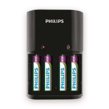 Philips SCB1450NB/12 - Polnilnik za baterije MULTILIFE 4xAAA 800 mAh 230V
