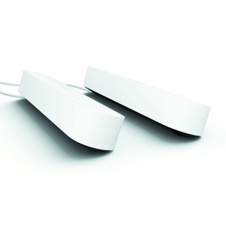 Philips 78202/1E/P7 - KOMPLET 2x LED RGB Zatemnitvena namizna svetilka HUE WHITE AND COLOR AMBIANCE LED/6W/230V bela
