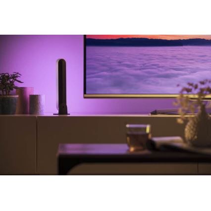 Philips 78202/1E/P7 - KOMPLET 2x LED RGB Zatemnitvena namizna svetilka HUE WHITE AND COLOR AMBIANCE LED/6W/230V bela