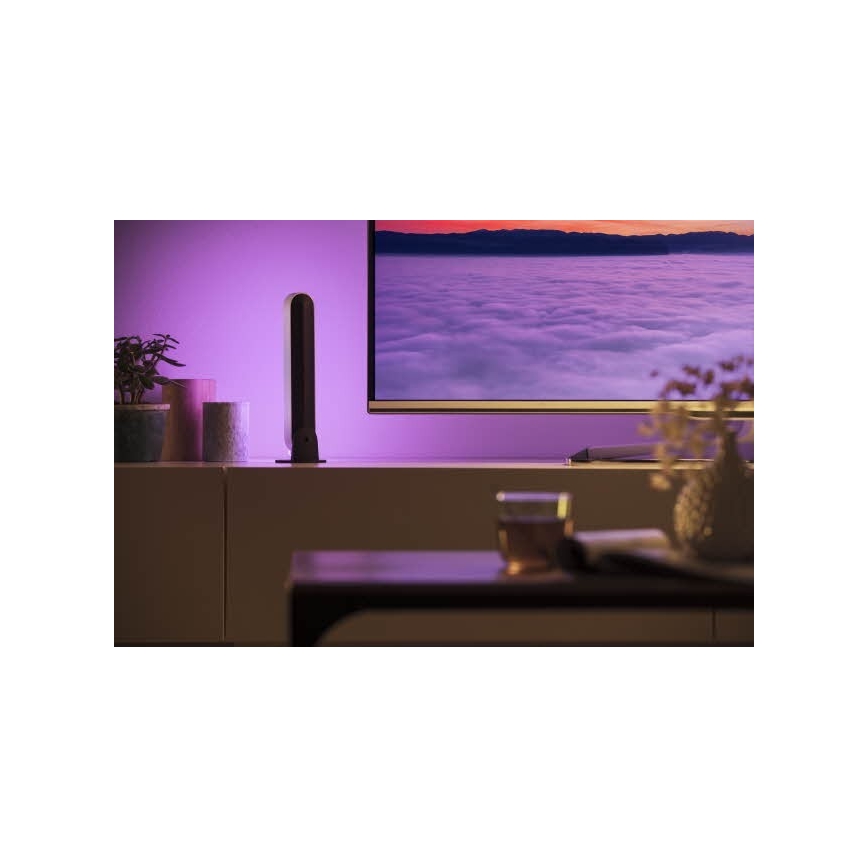 Philips 78202/1E/P7 - KOMPLET 2x LED RGB Zatemnitvena namizna svetilka HUE WHITE AND COLOR AMBIANCE LED/6W/230V bela